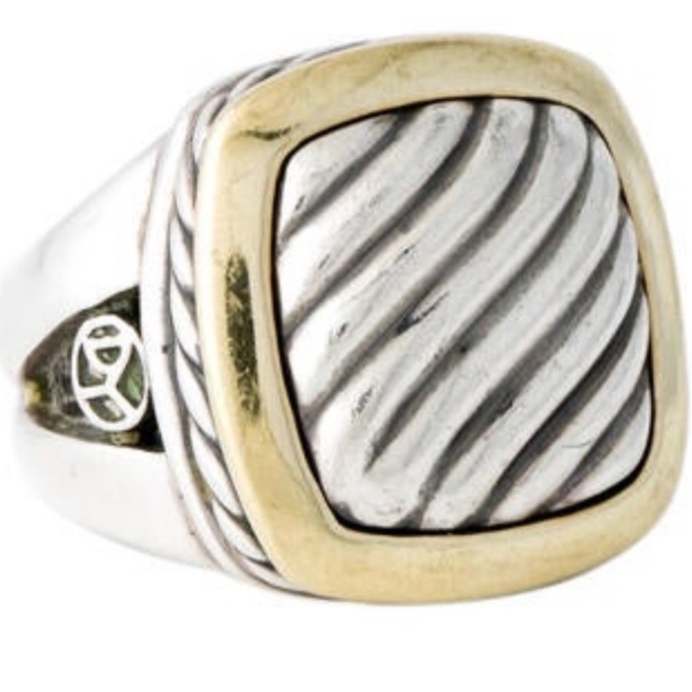 WOW POSHMARK - Authentic David Yurman 18K Yellow Gold & Sterling Silver Ring